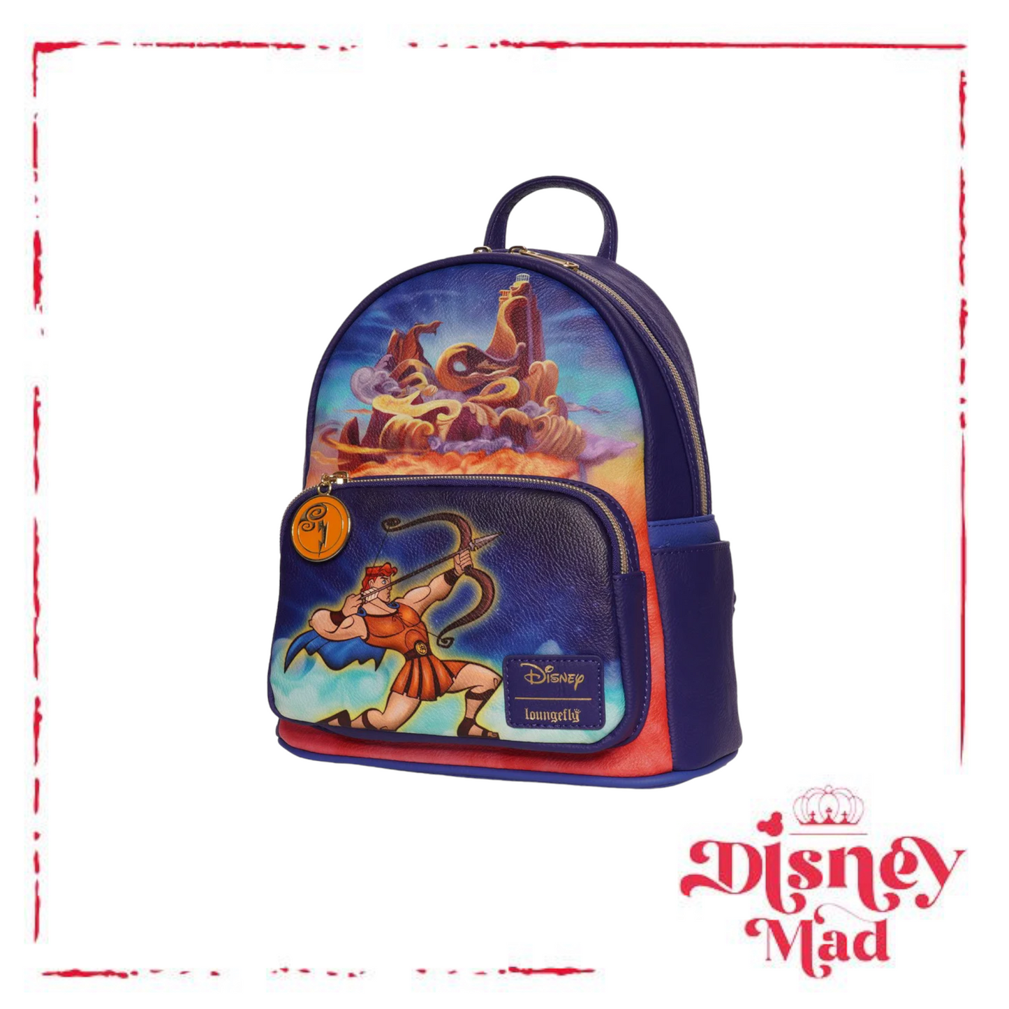 Disney Loungefly Hercules Mount Olympus Mini-Backpack