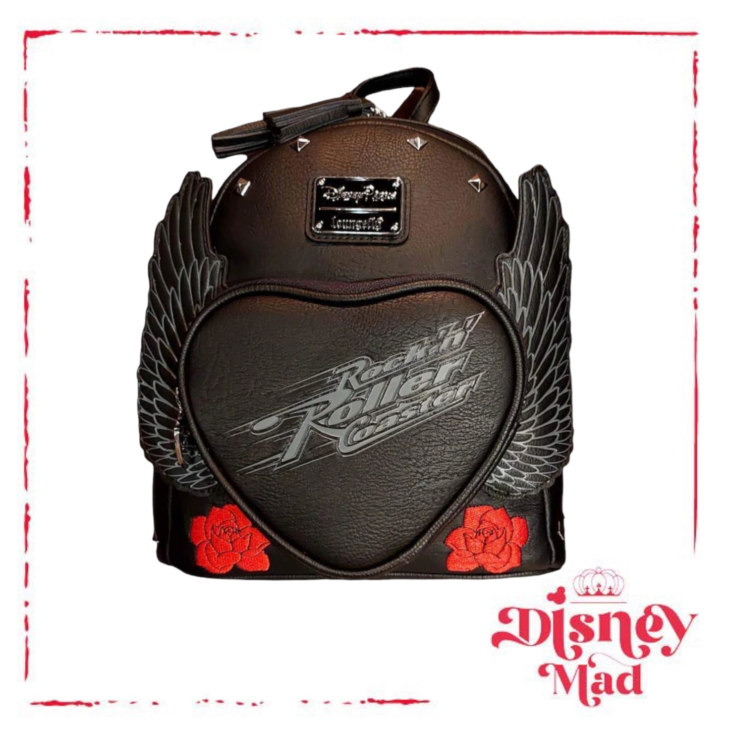 Disney Parks Loungefly Rock 'n' Roller Coaster Mini Backpack