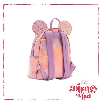 Loungefly Minnie Mouse Earidescent Mini Backpack