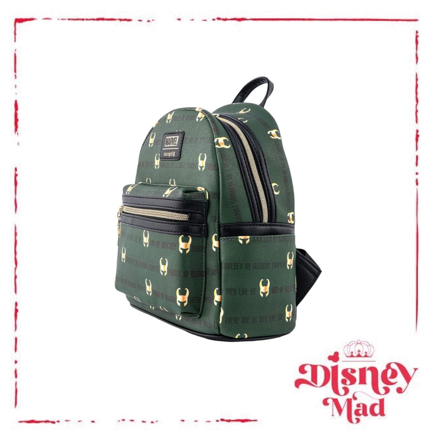 Marvel Loungefly Loki AOP Mini Backpack