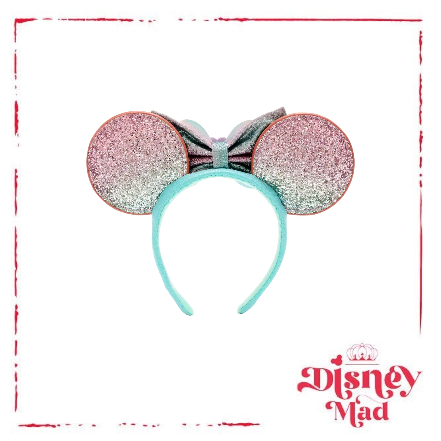 Disney Parks The Little Mermaid Minnie Mouse Ears Headband