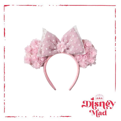 Minnie Mouse Hearts and Flowers Headband - Disney Parks