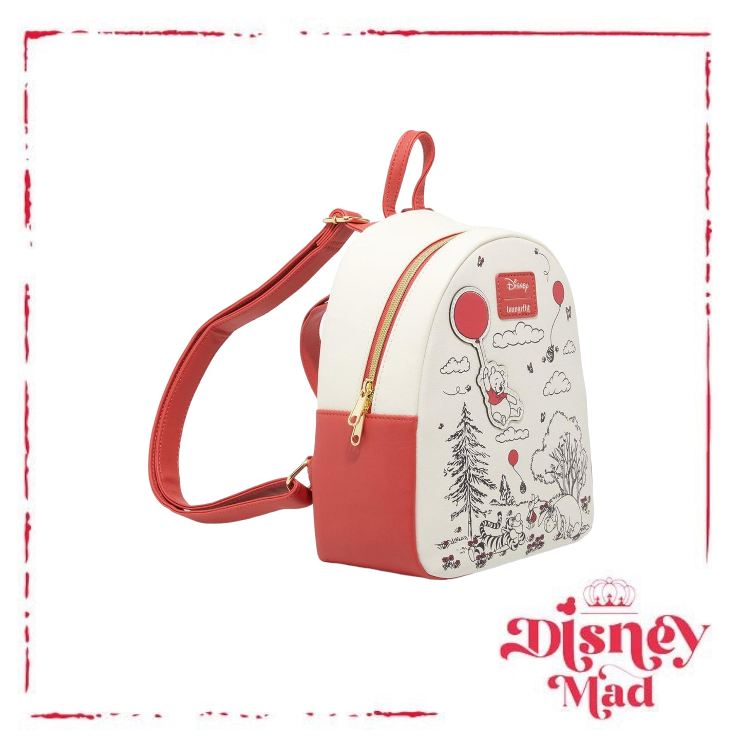 Loungefly Disney Winnie The Pooh Balloons Mini Backpack