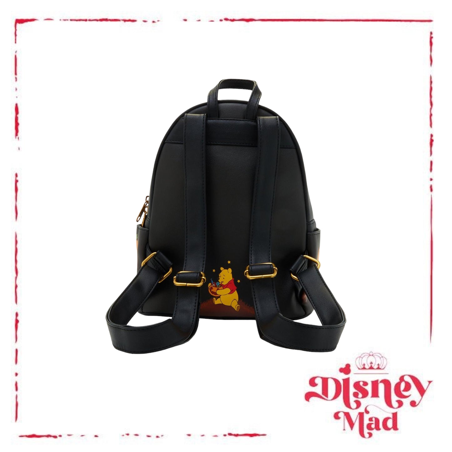 Loungefly Disney Winnie The Pooh Pumpkin Glow-In-The-Dark Mini Backpack