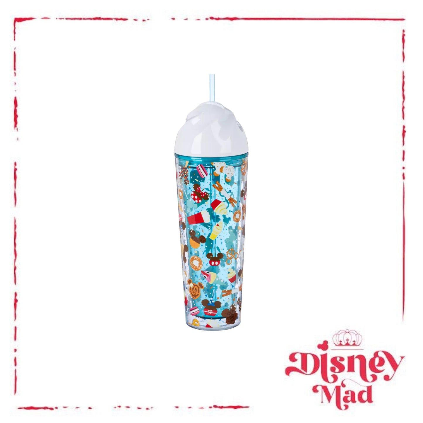 Disney Parks Food Icons Tumbler with Straw