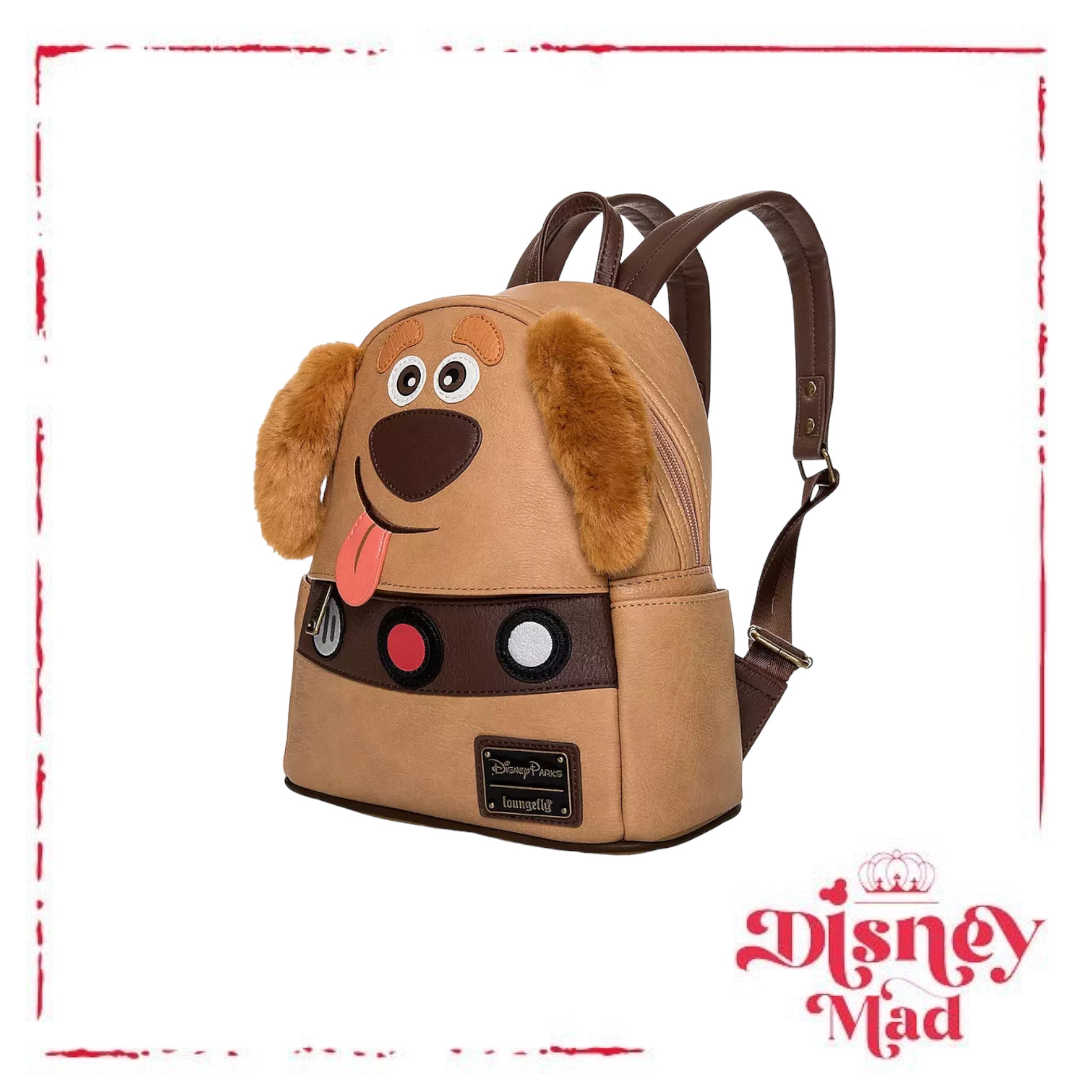 Disney Parks UP Dug the Dog Loungefly Mini Backpack Disney Mad Shop