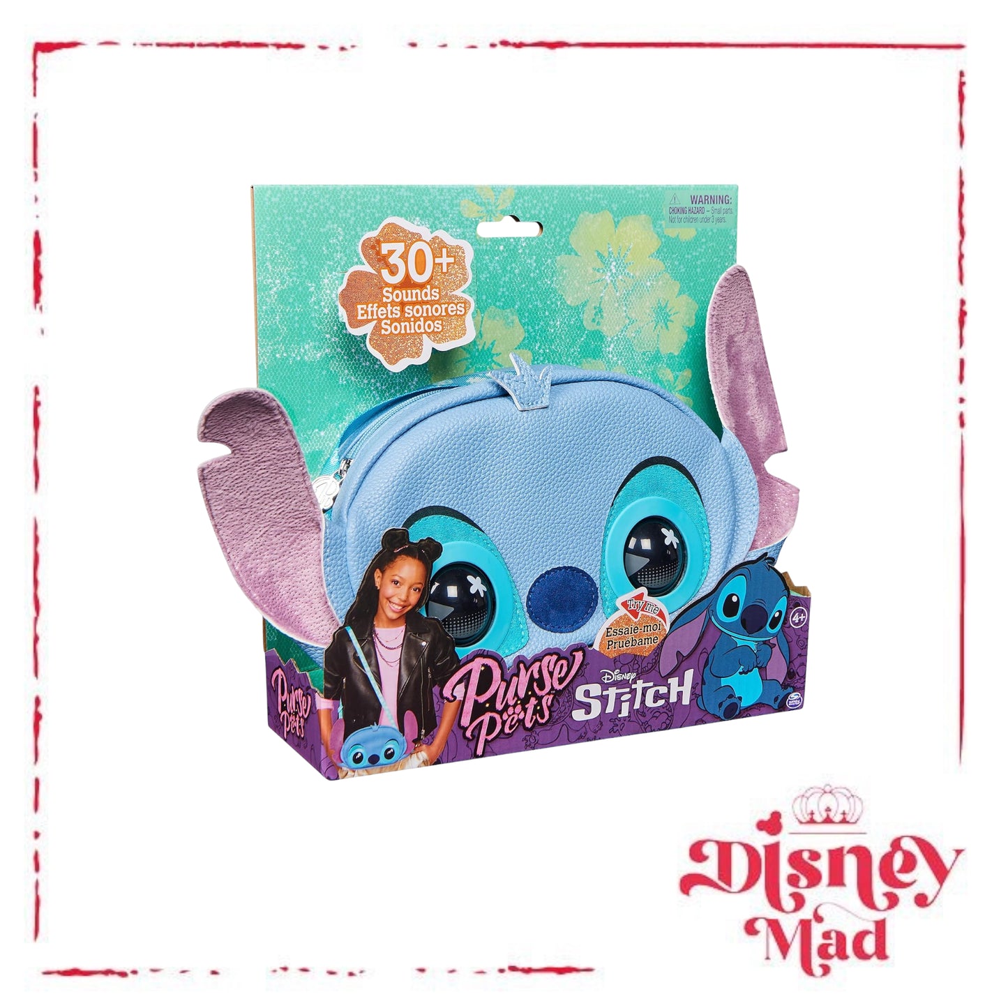 Disney Stitch Interactive Pet Toy and Shoulder Bag