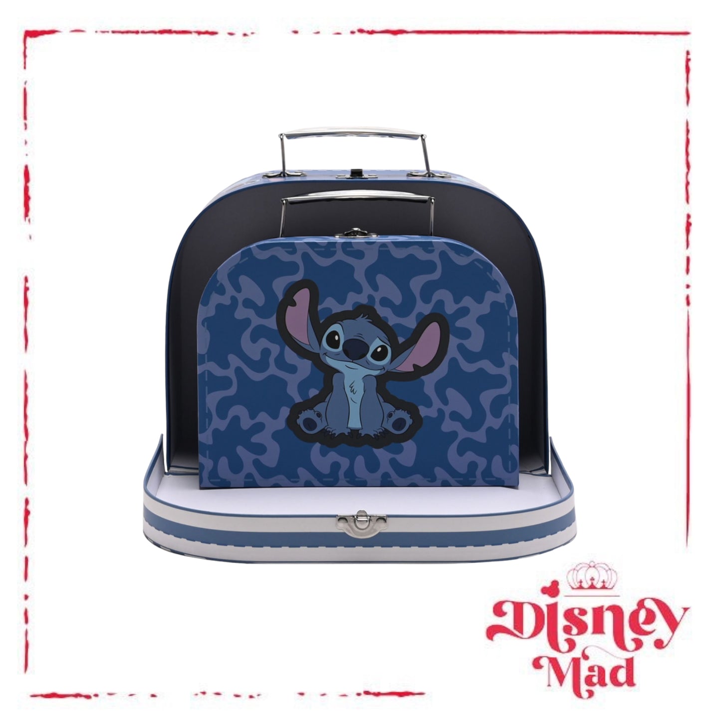 Disney Icon Stitch Set of 2 Suitcase Storage Boxes