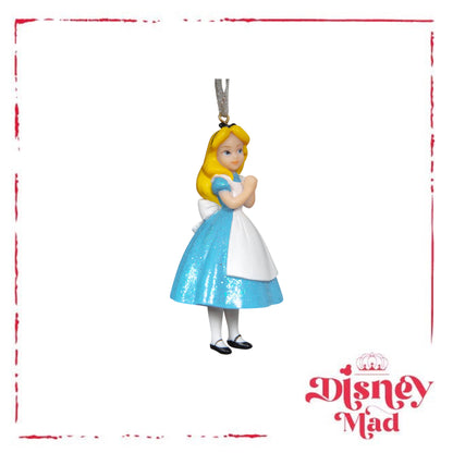 Disney Set of 4 Alice in Wonderland Resin Hanging Gift Set