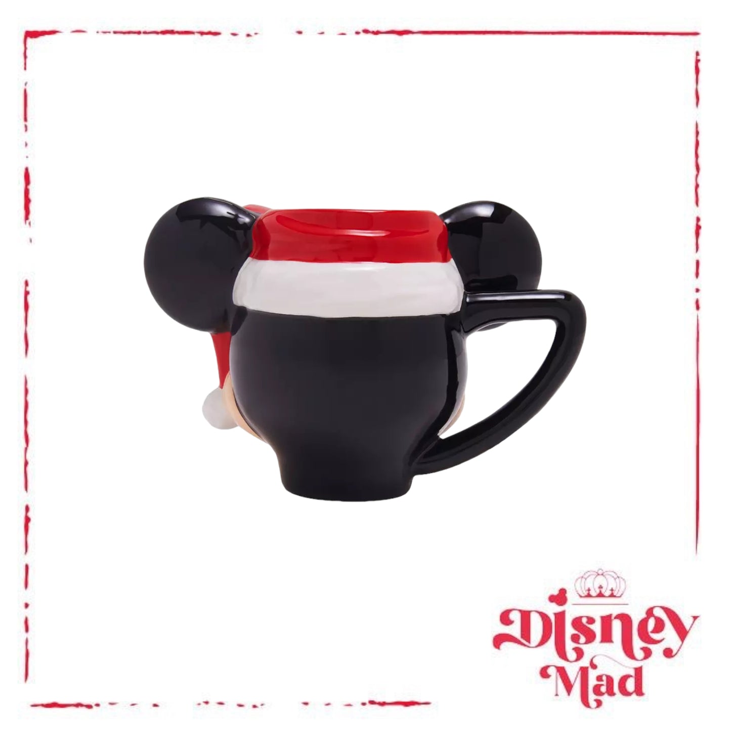 Disney Mickey Mouse Santa Head Mug