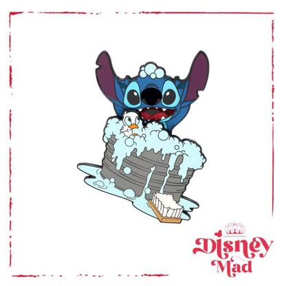 Loungefly Disney Lilo & Stitch Stitch Bath Tub Slider Enamel Pin 2022 HT Expo Exclusive