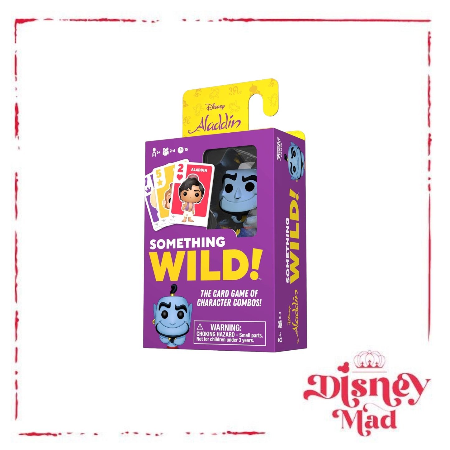 Something Wild Family Card - Aladdin Disney(Includes Collectable Mini POP!)