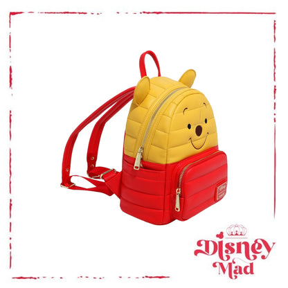 Loungefly Disney Winnie the Pooh Puffer Pooh Bear Figural Mini Backpack