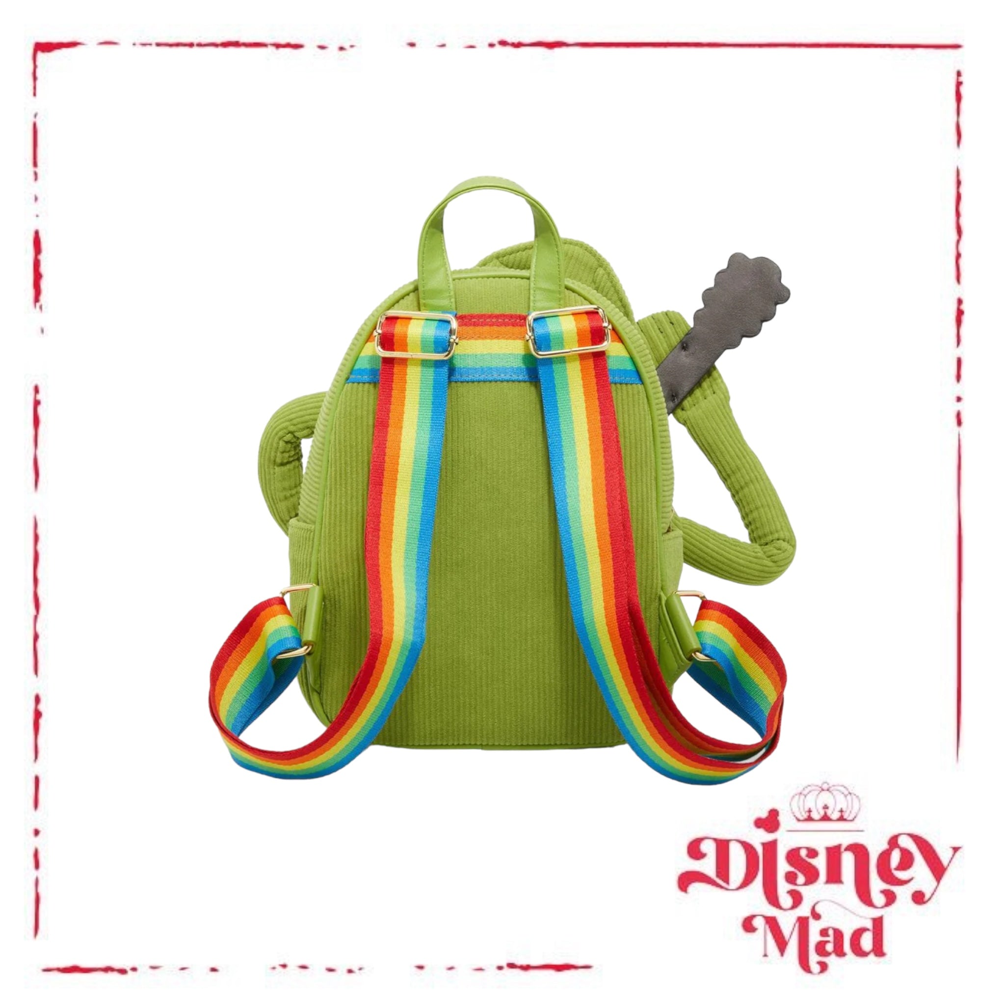 Disney The Muppets Kermit The Frog With store Banjo Corduroy Mini Backpack