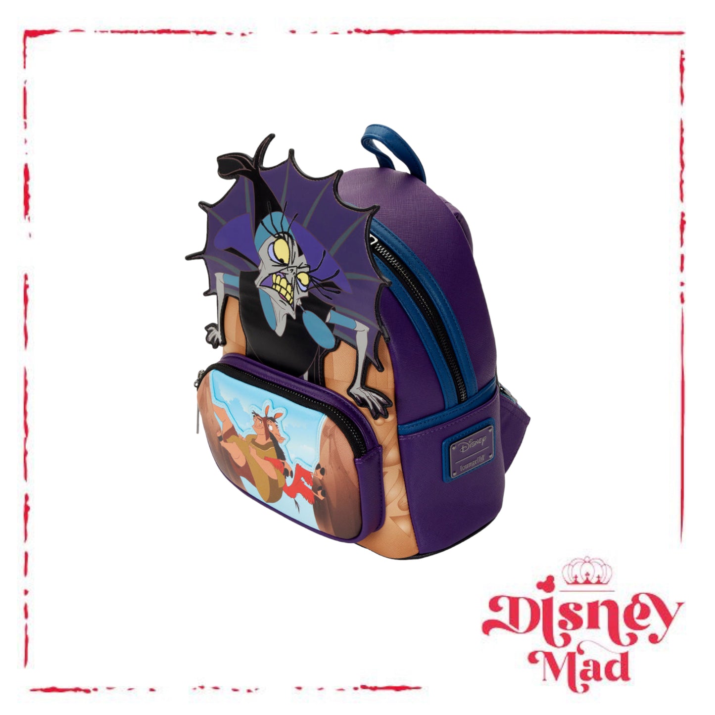 Disney Loungefly Emperor’s New Groove Villains Scene Yzma Mini Backpack