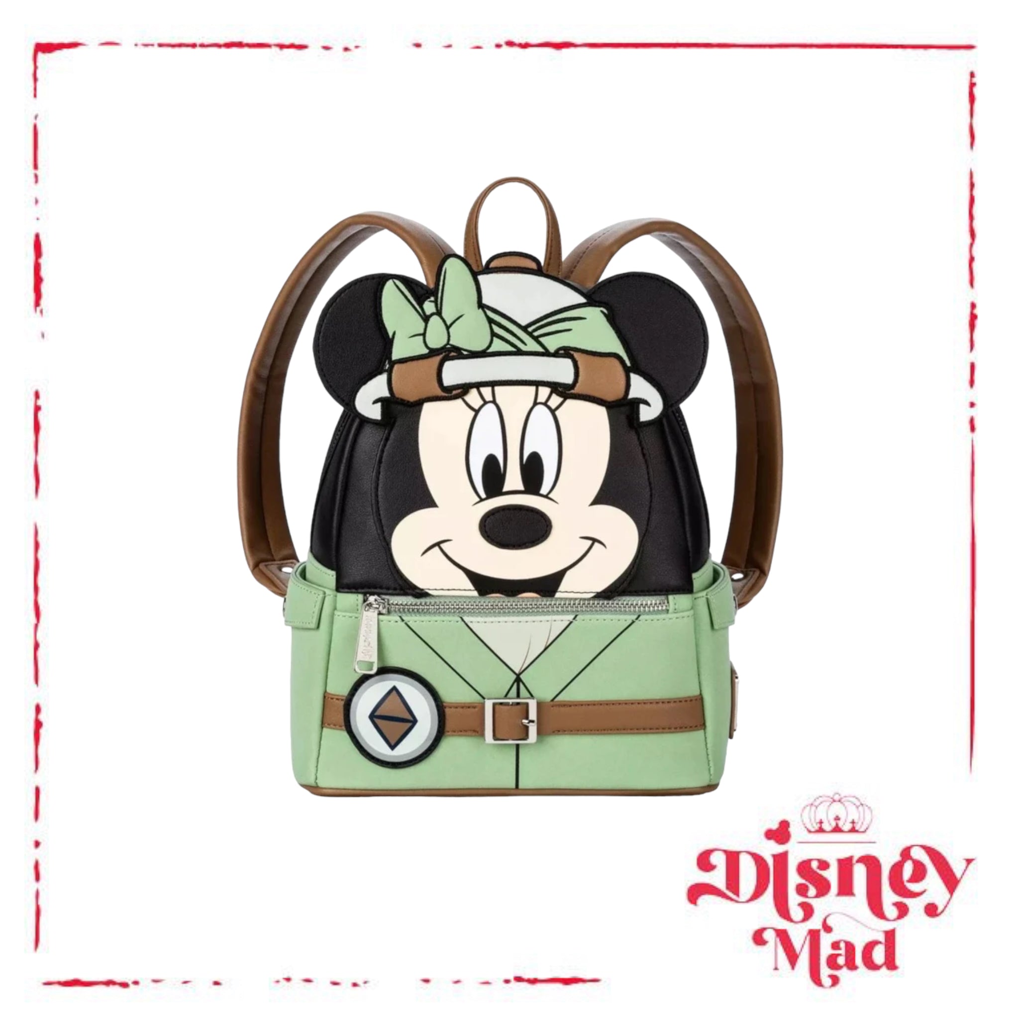 NWT Loungefly Minnie best Safari Mini Backpack