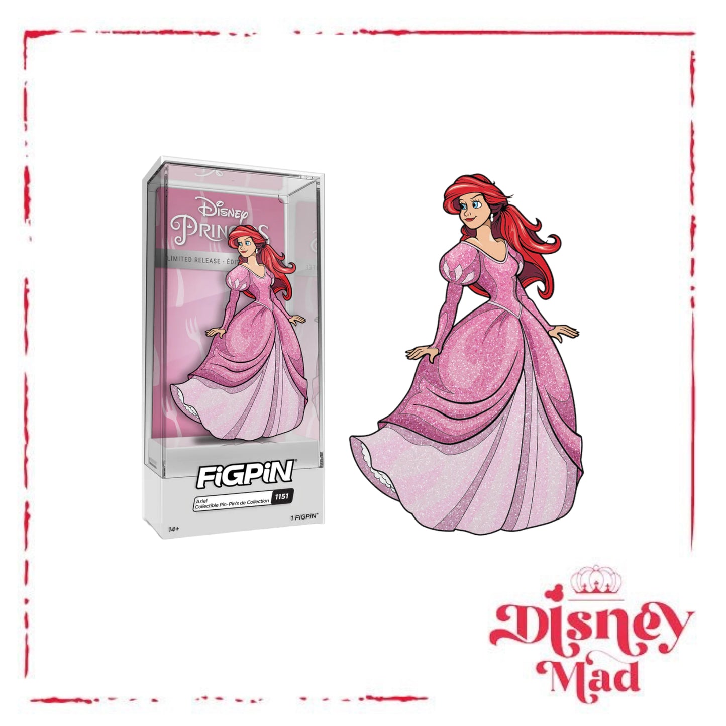 Disney Parks Exclusive Ariel FiGPin