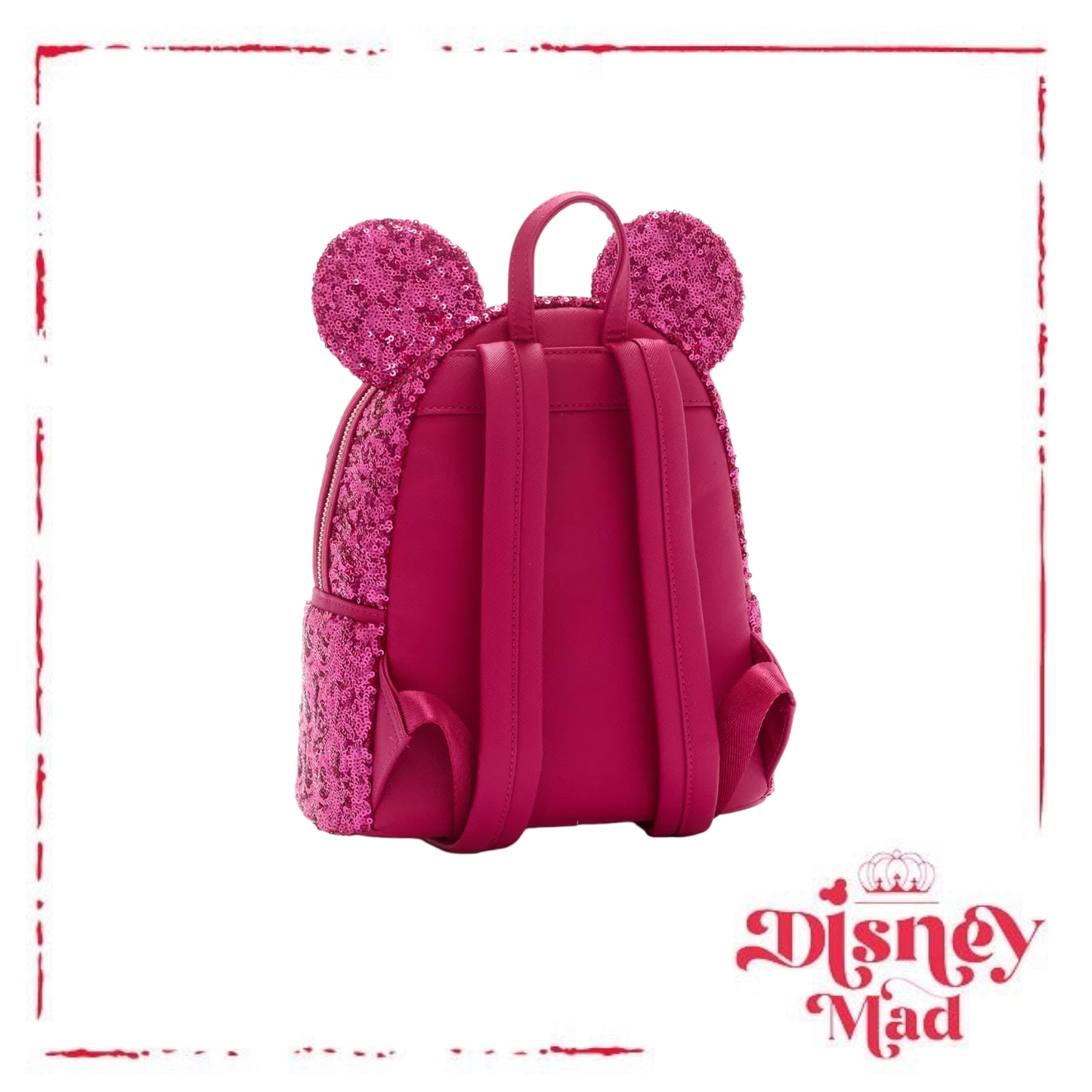 Loungefly Minnie Mouse Orchid Sequin Mini Backpack