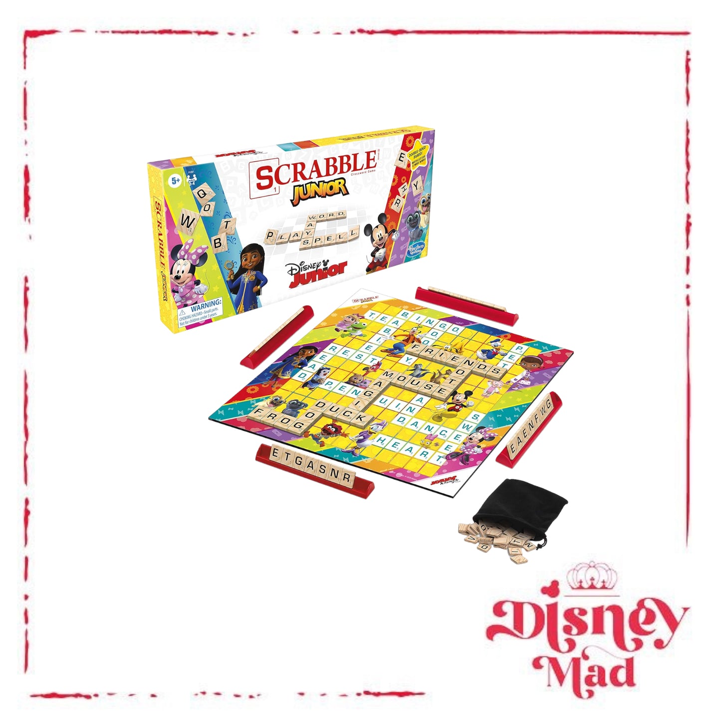 Scrabble Junior: Disney Junior Edition Board Game