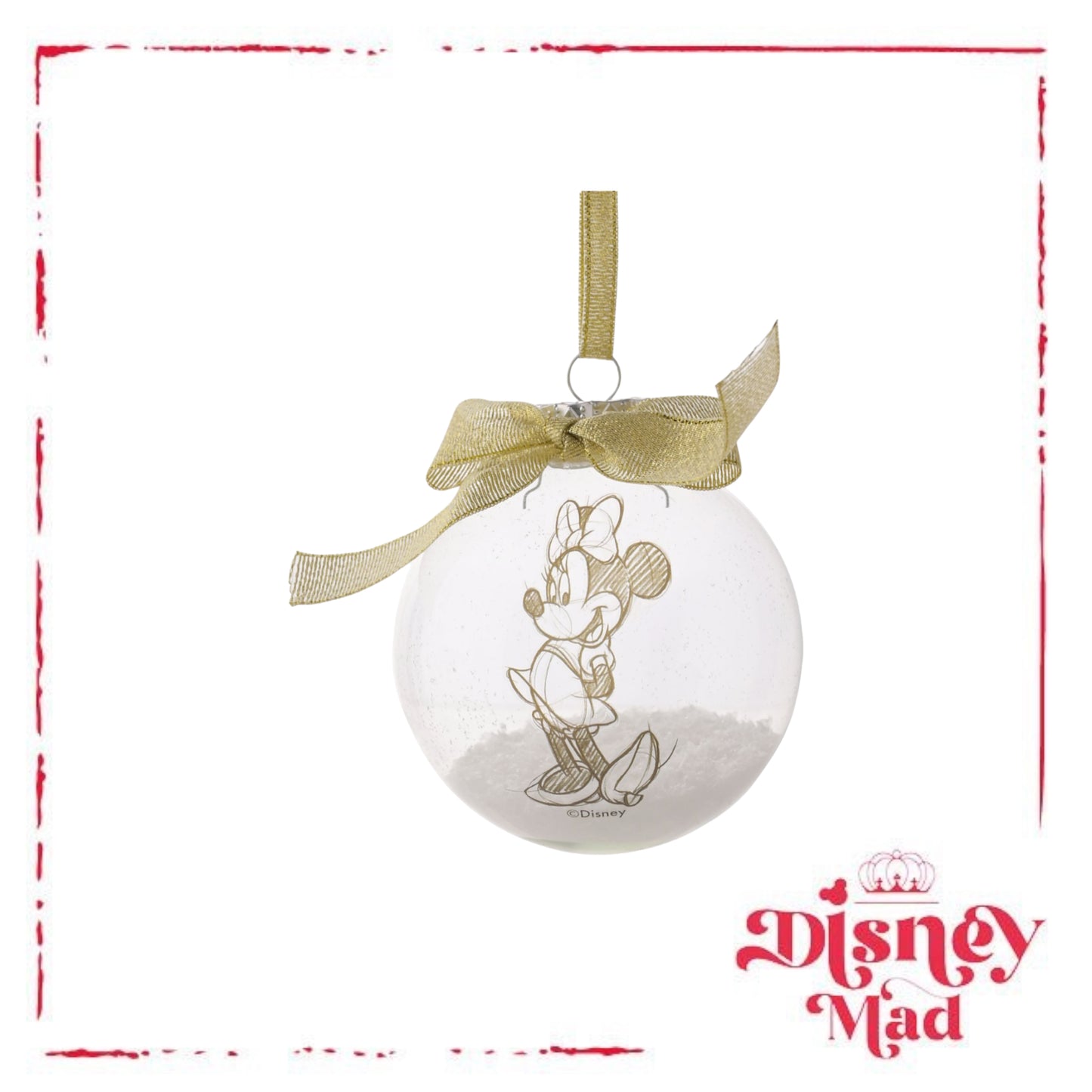 Disney Set of 2 Mickey & Minnie Baubles