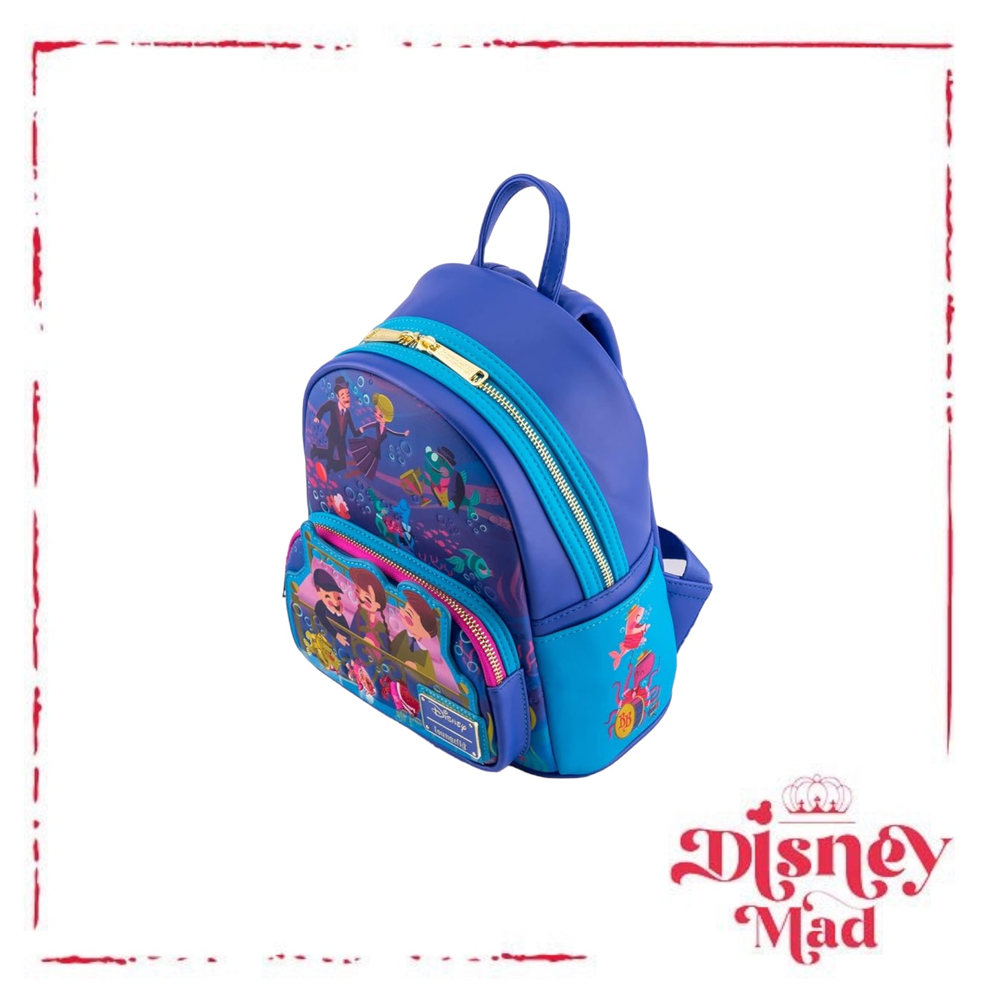 Loungefly Disney Bedknobs and Broomsticks Beautiful Briny Ballroom Mini Backpack