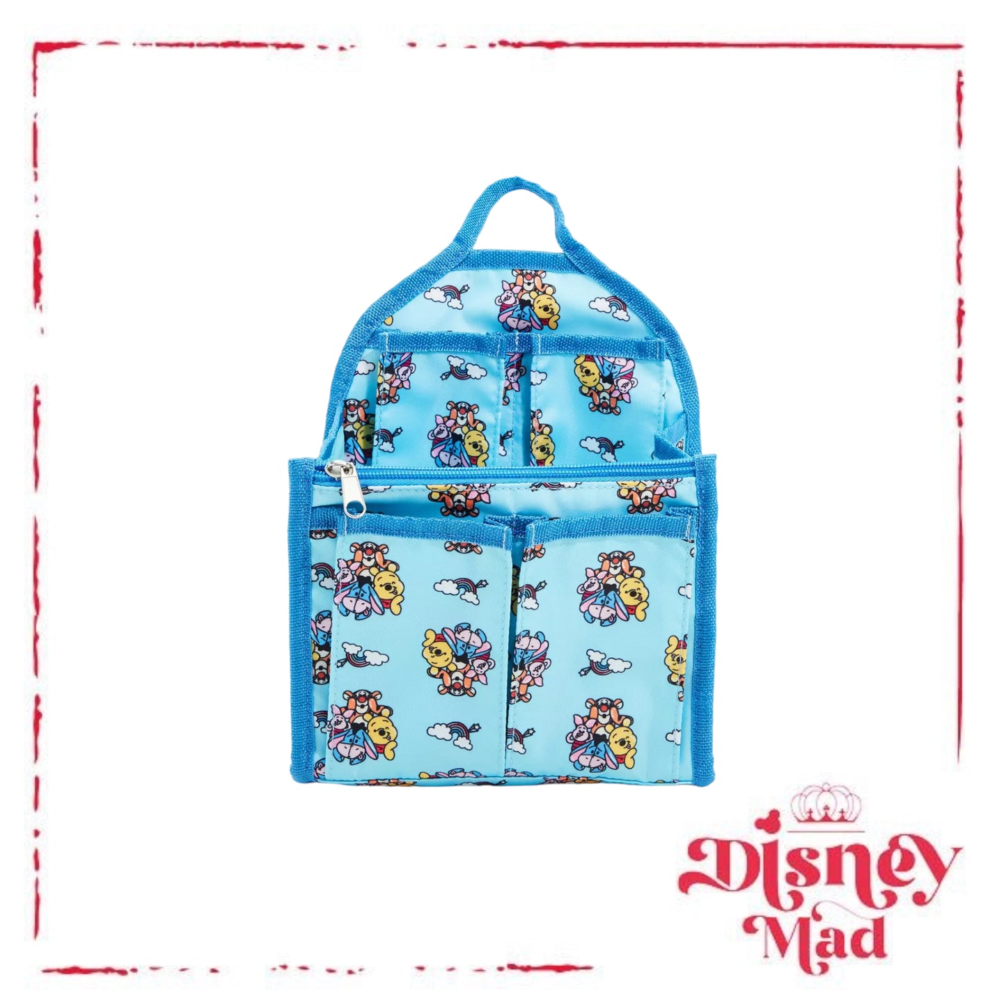 Disney Winnie The Pooh Friends & Rainbows Mini Backpack Organiser