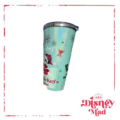 Disney Parks Magic Key Exclusive Holiday Stainless Steel Tumbler