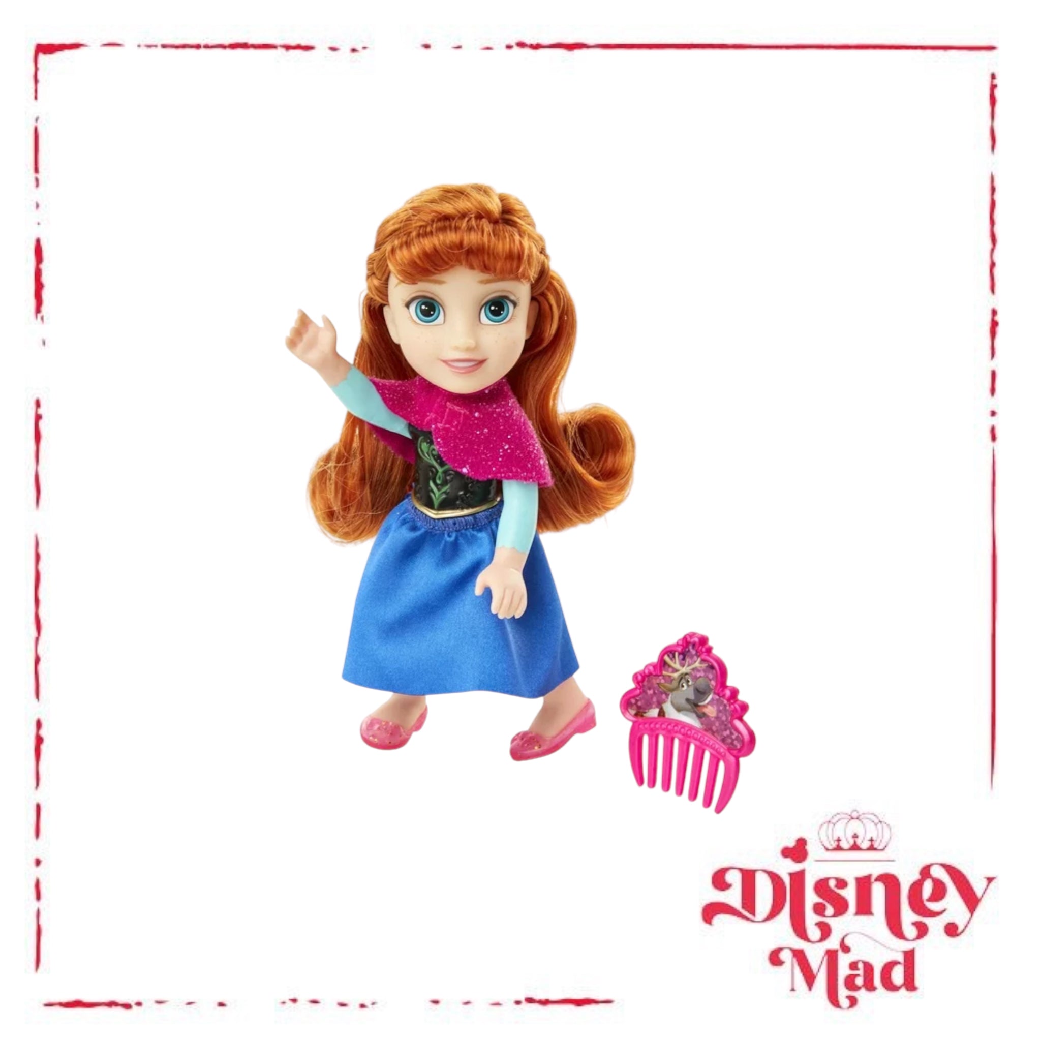 Disney Frozen 6 inch Petite Classic Anna Fashion Doll with Beautiful O Disney Mad Shop