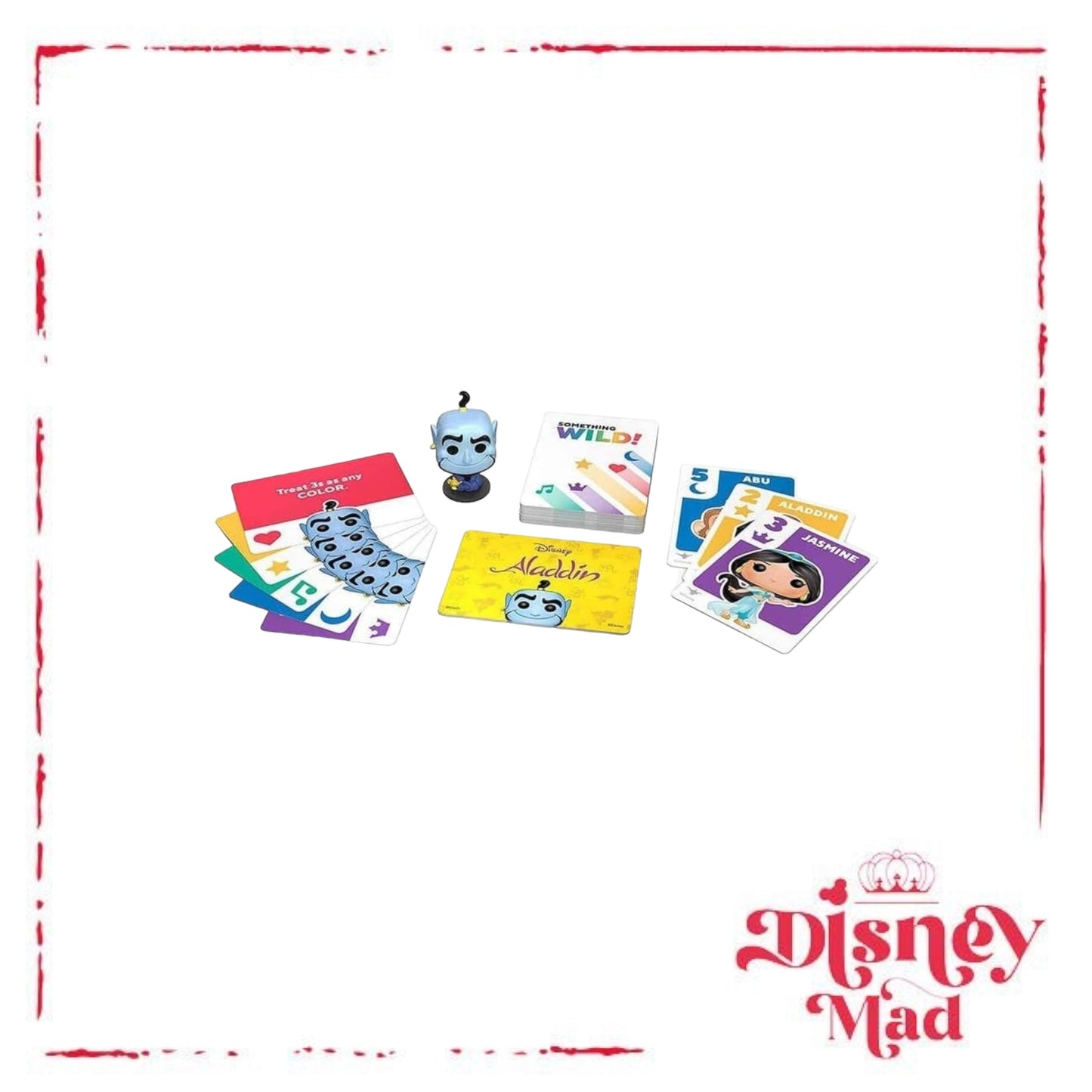 Something Wild Family Card - Aladdin Disney(Includes Collectable Mini POP!)