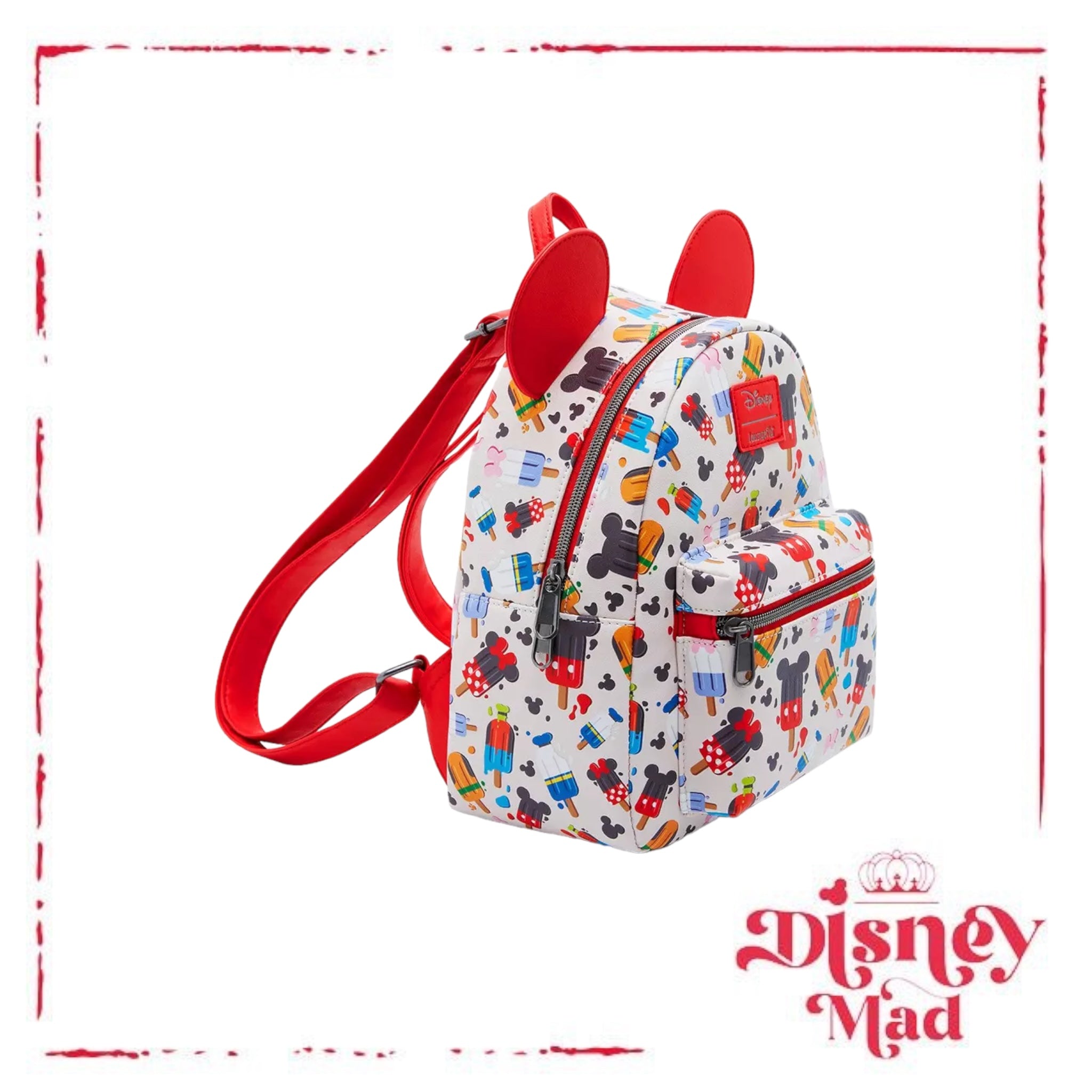 Disney Mickey Mouse Popsicle deals Loungefly Mini Backpack