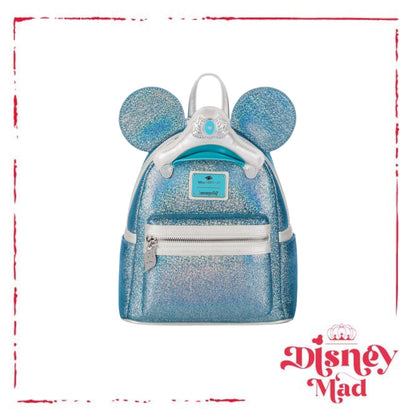 Disney Cruise Line 25th Anniversary Shimmering Seas Loungefly Mini Backpack