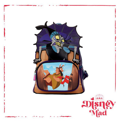 Disney Loungefly Emperor’s New Groove Villains Scene Yzma Mini Backpack