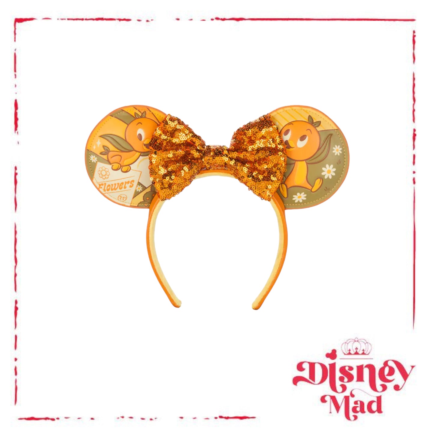 Disney Parks Orange Bird Ear Headband – Flower and Garden Festival 2023