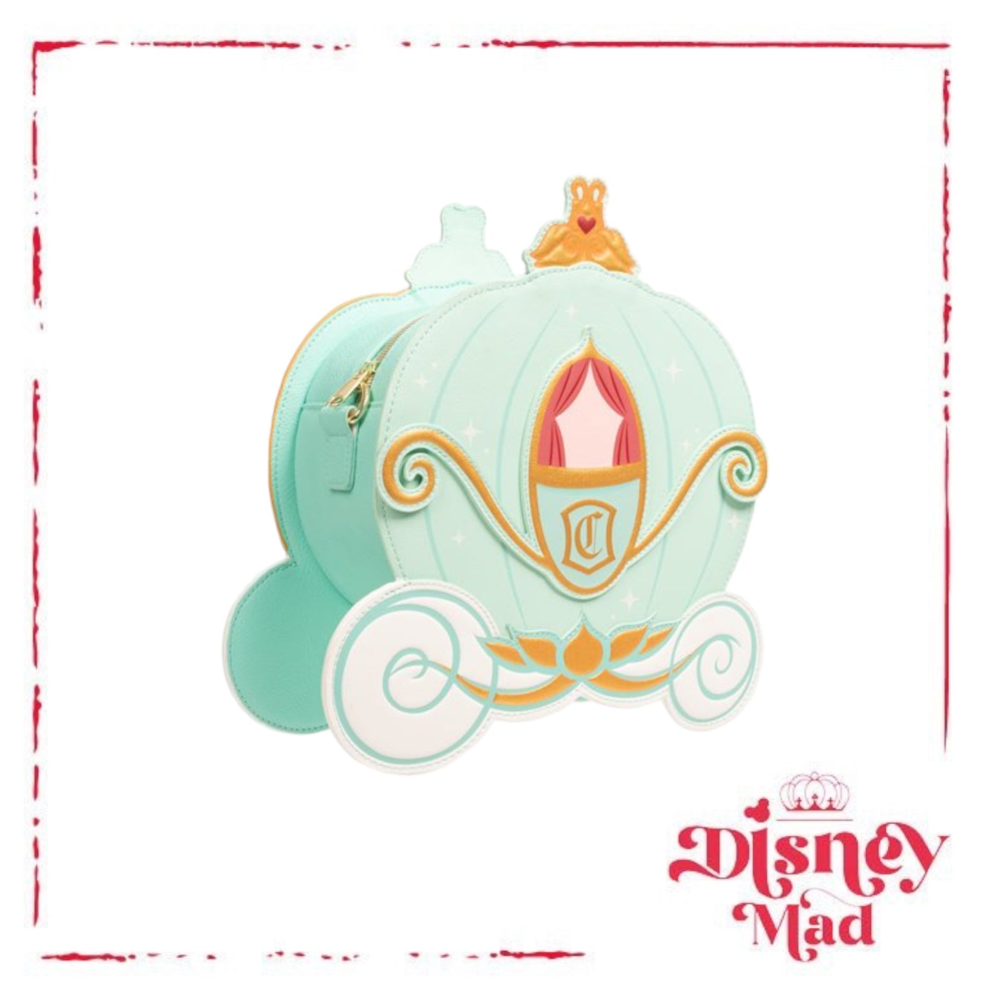 Cinderella Reversible Pumpkin Carriage Crossbody