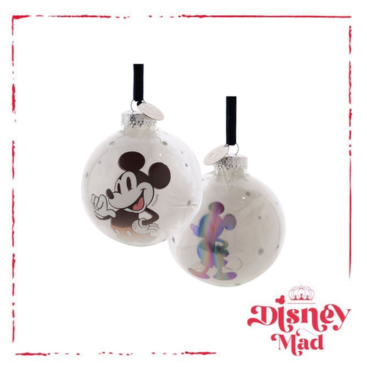 Disney 100 Glass Bauble - Mickey Mouse