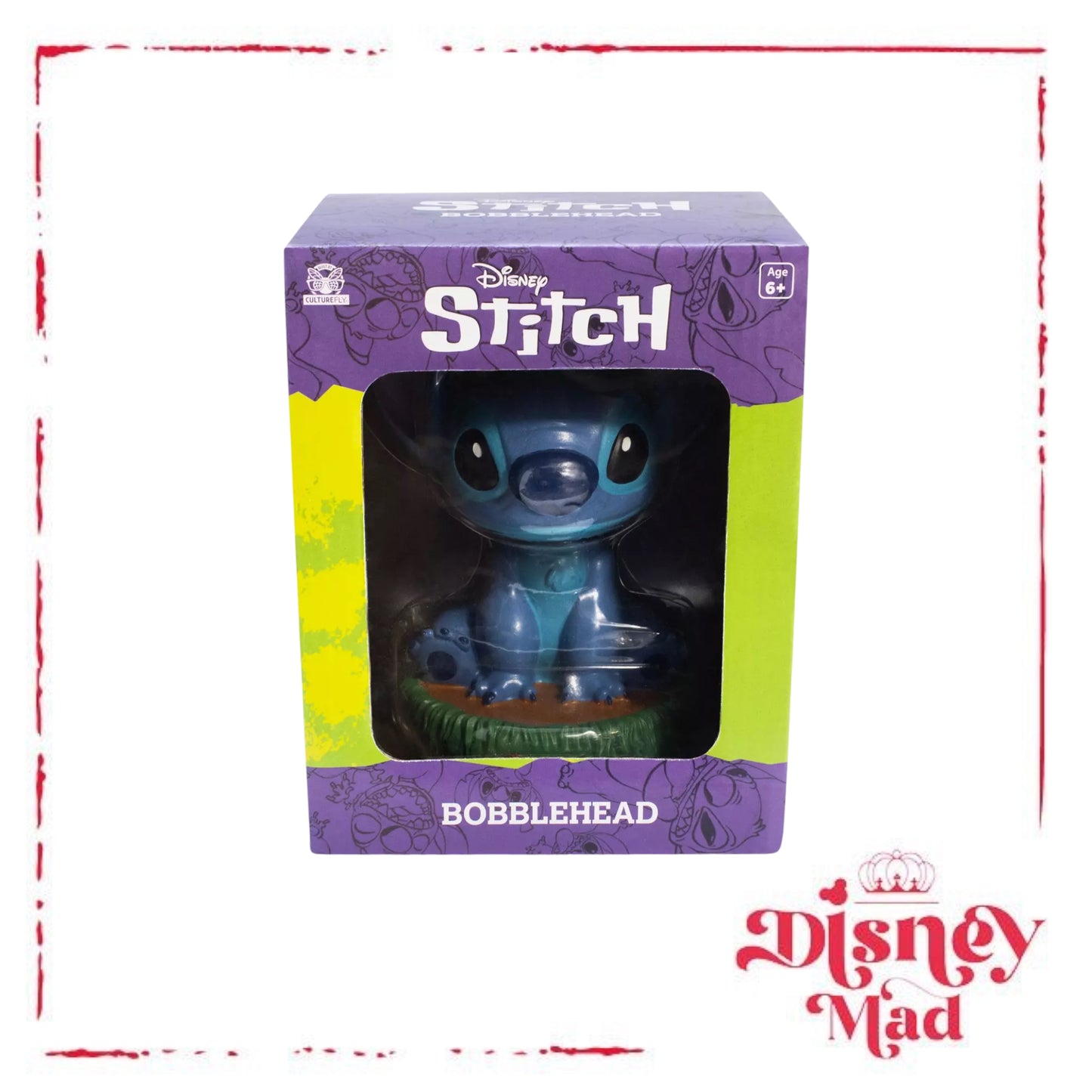 Disney Stitch Sitting Bobble-Head