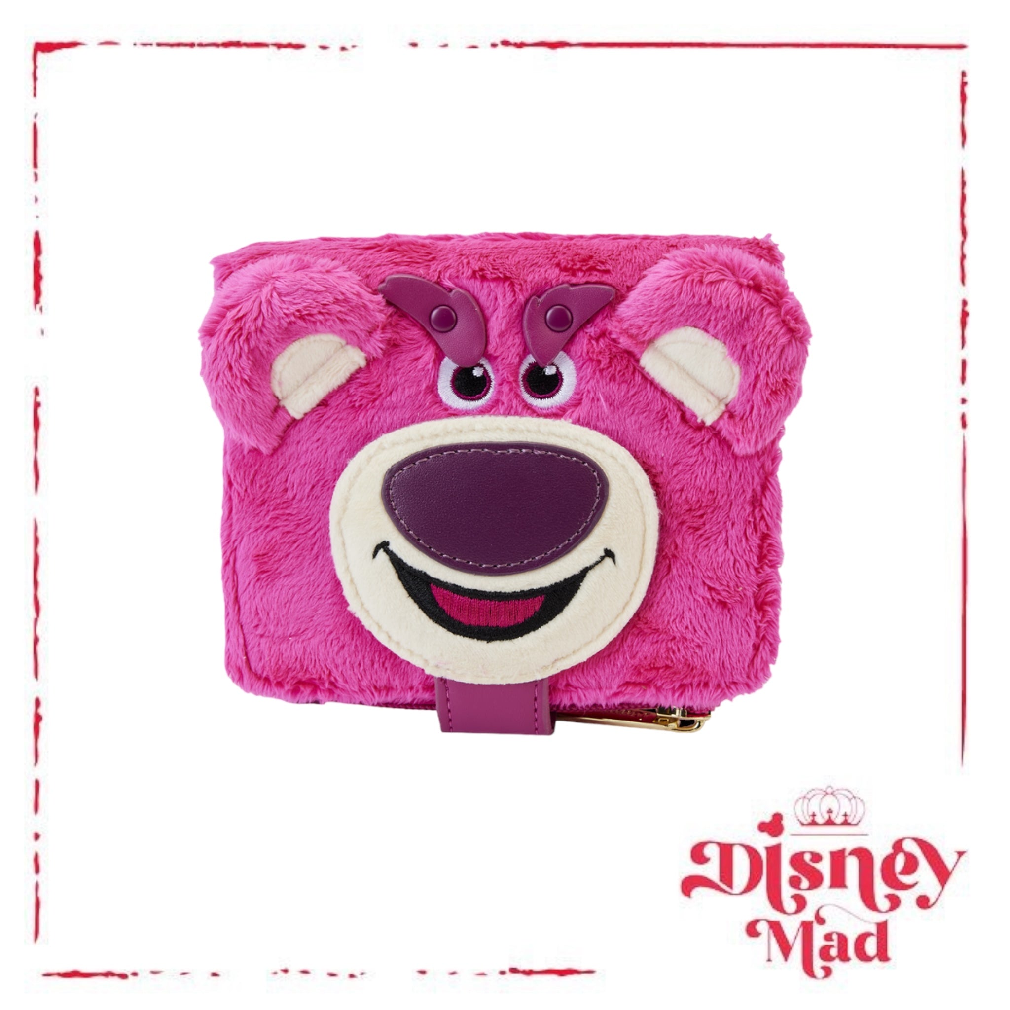 Toy Story’s Lotso The Bear: buy Fuzzy and Soft, Strawberry Scented Loungefly Wallet