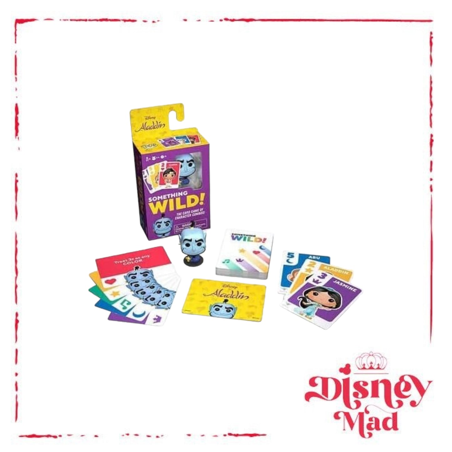 Something Wild Family Card - Aladdin Disney(Includes Collectable Mini POP!)