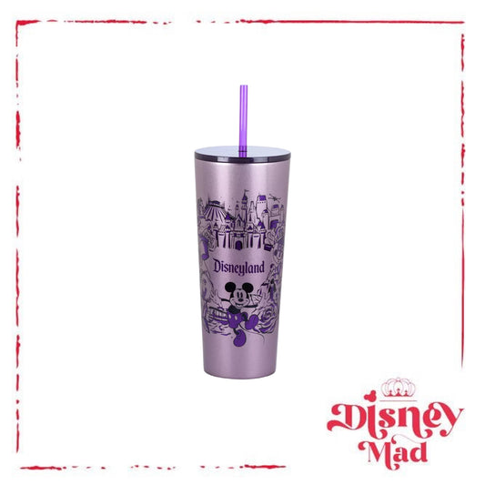 Disneyland Stainless Steel Starbucks® Tumbler with Straw - Disney Parks