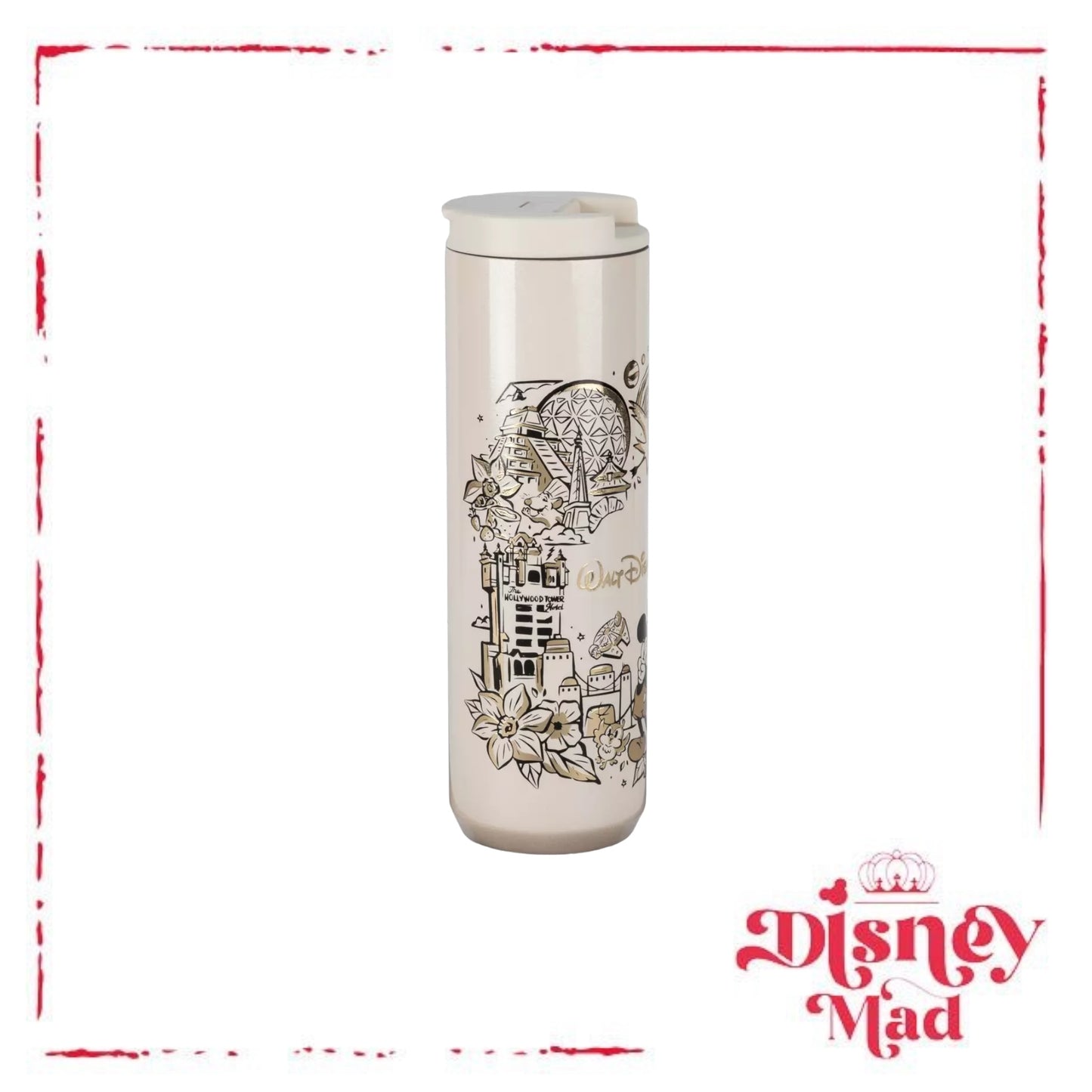 Walt Disney World Stainless Steel Starbucks® Water Bottle - Disney Parks