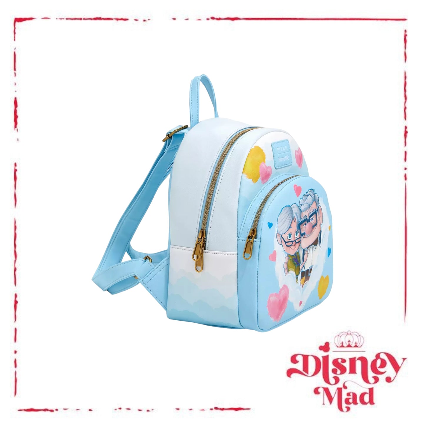 Loungefly Disney Pixar Up Carl & Ellie Hearts Mini Backpack