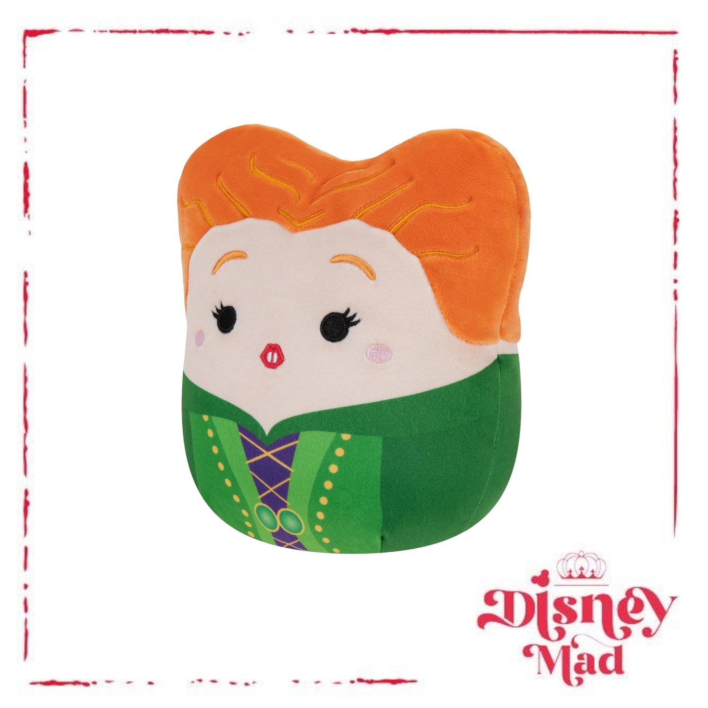 Disney Hocus Pocus Winnifred Sanderson Squishmallows 8 inch