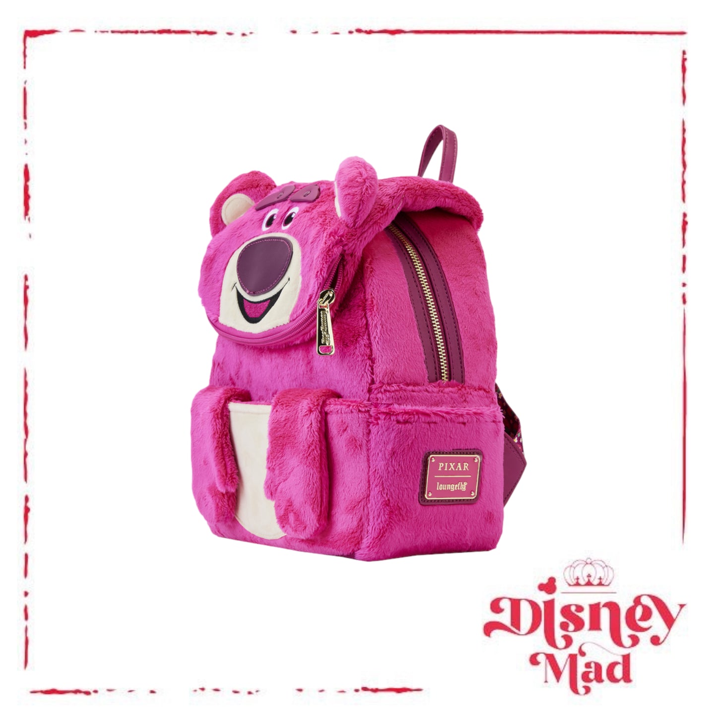 Toy Story Lotso Plush Pocket Mini Backpack