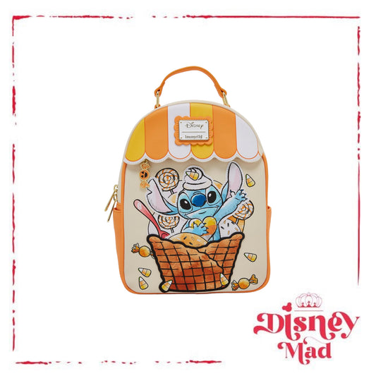 Loungefly Disney Lilo & Stitch Candy Corn Sundae Stitch Mini Backpack