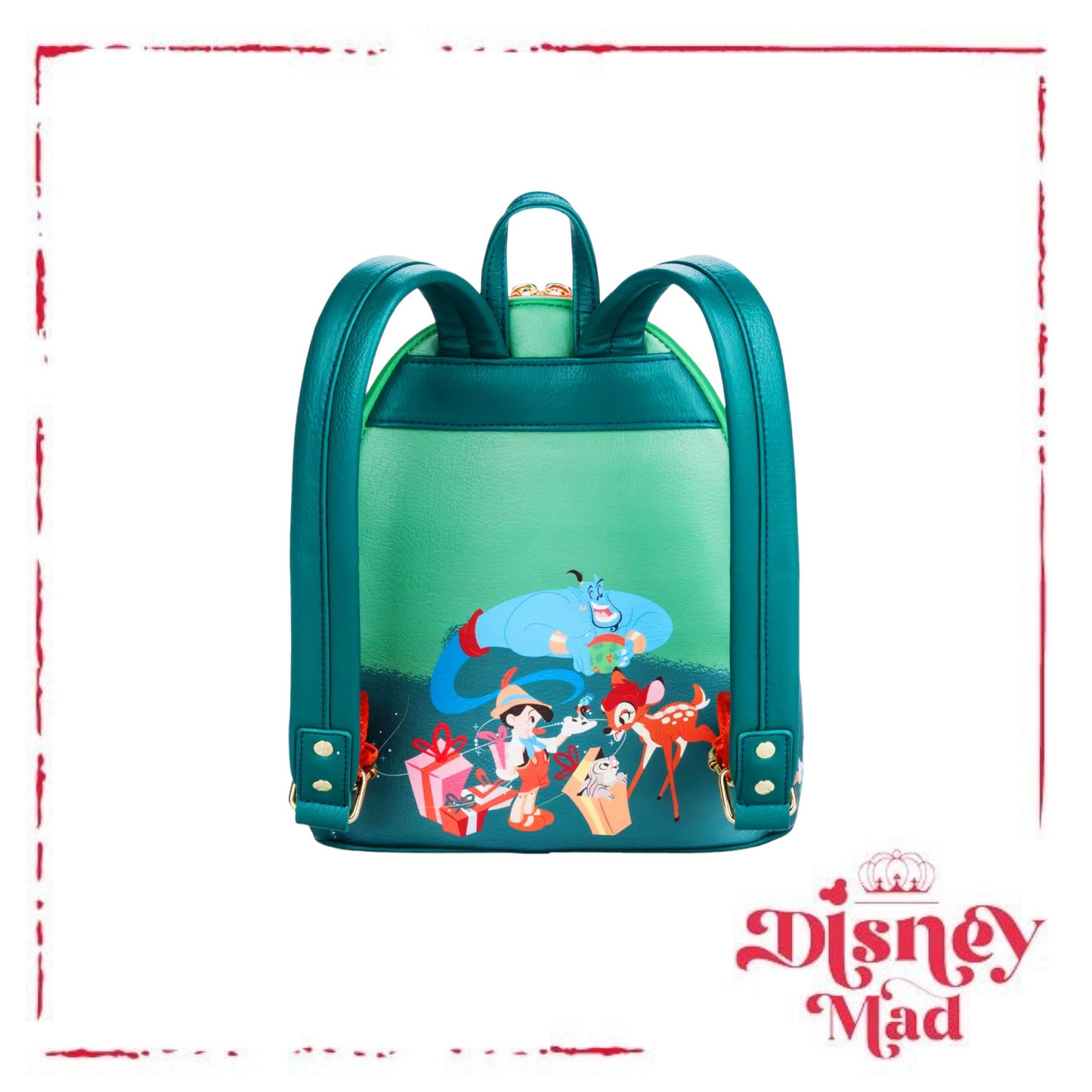 Disney Classics Christmas Glow-in-the-Dark Loungefly Mini Backpack