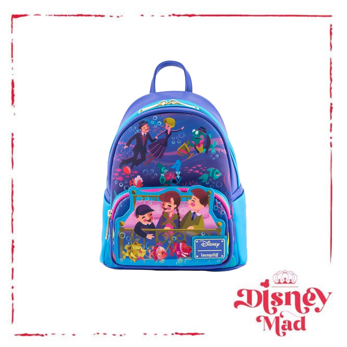 Loungefly Disney\'s Bedknobs and Broomsticks Beautiful Briney Ballroom Backpack Loungefly Disney Bedknobs and Broomsticks Beautiful Briny  main image 4