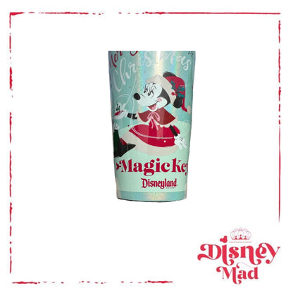 Disney Parks Magic Key Exclusive Holiday Stainless Steel Tumbler