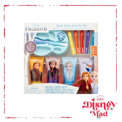 Frozen II 12-Piece Bath Time Activity Set