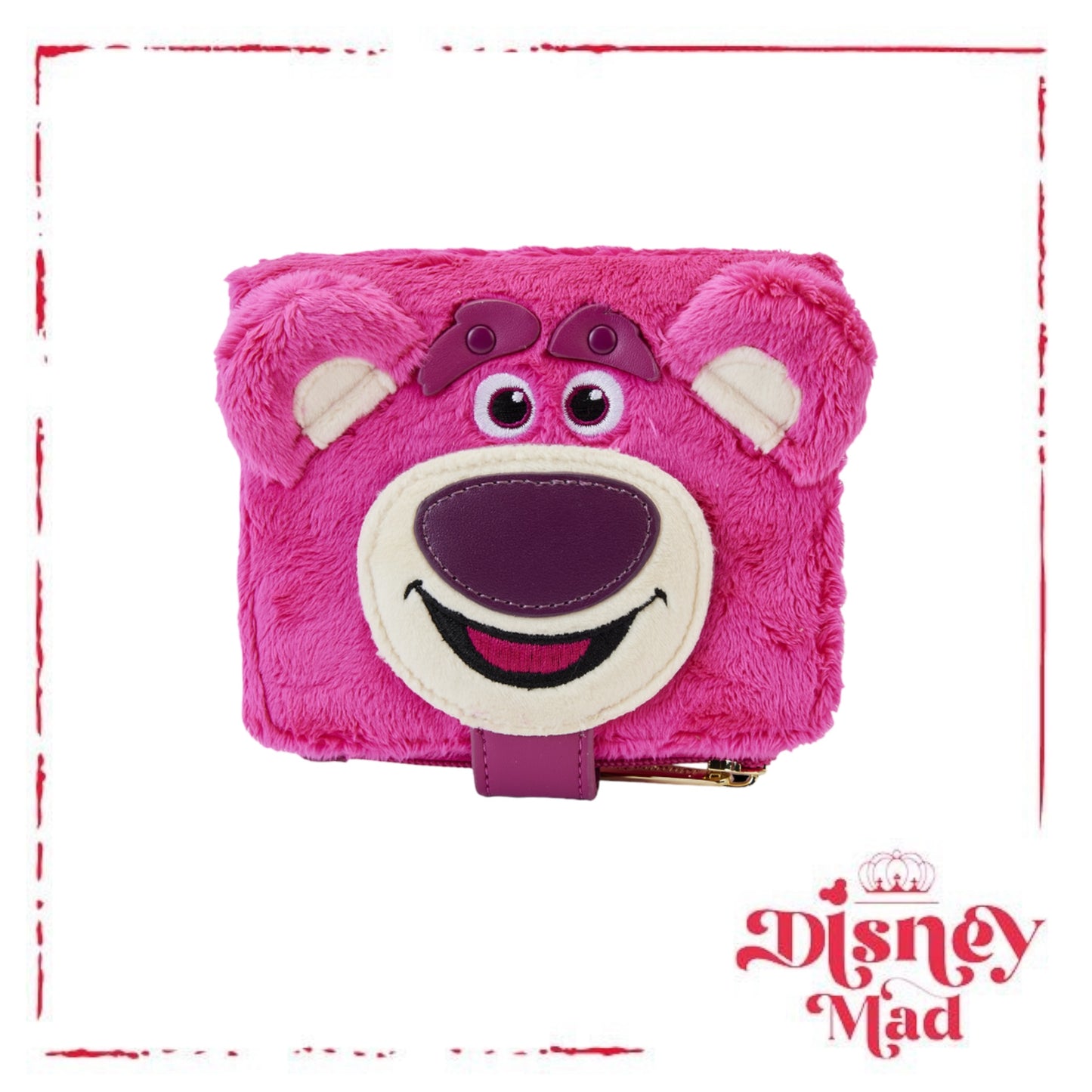 Disney Loungefly Toy Story Lotso Plush Bifold Wallet – Disney Mad Shop