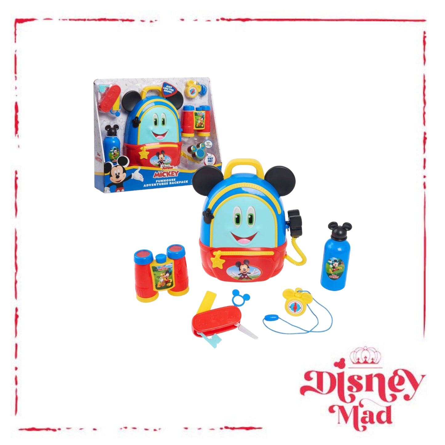 Mickey Mouse Funhouse Adventures Backpack